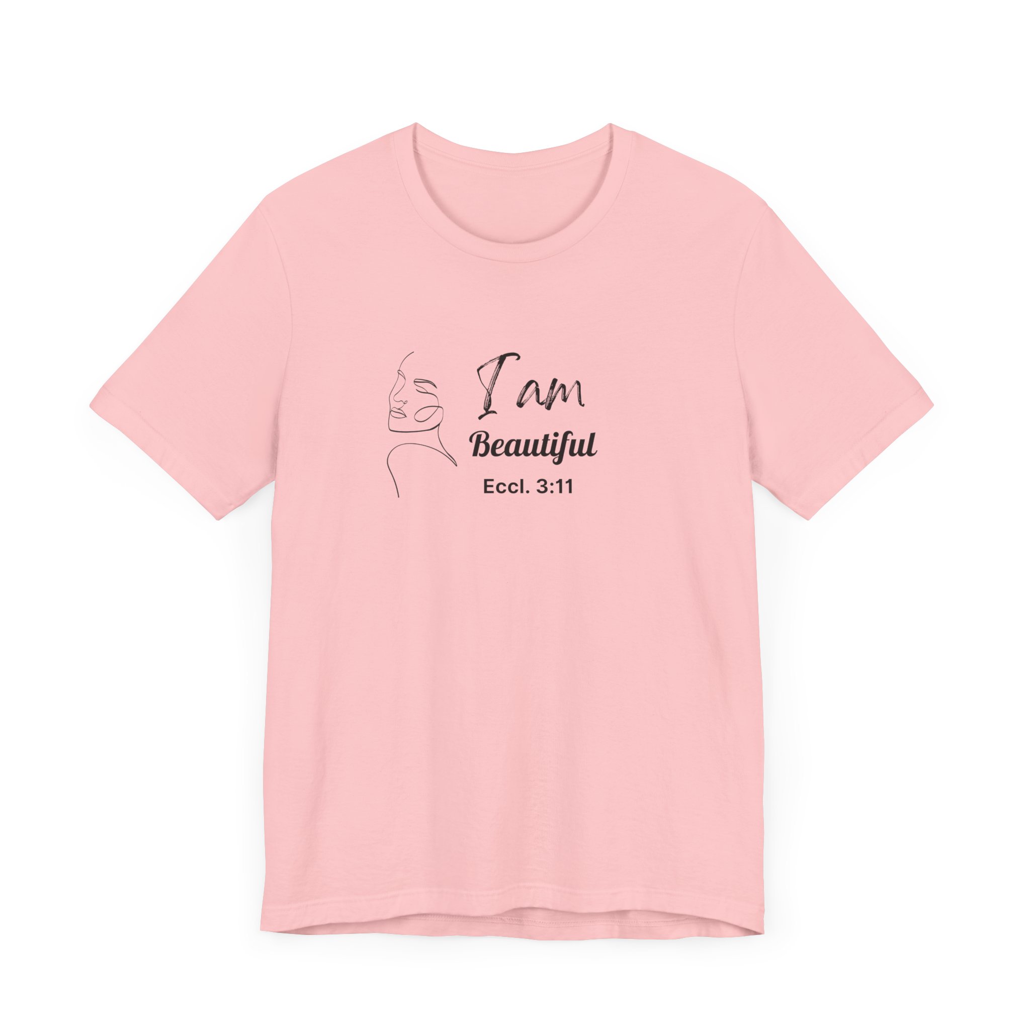 I Am Beautiful Unisex Jersey Short Sleeve Tee - Image 7