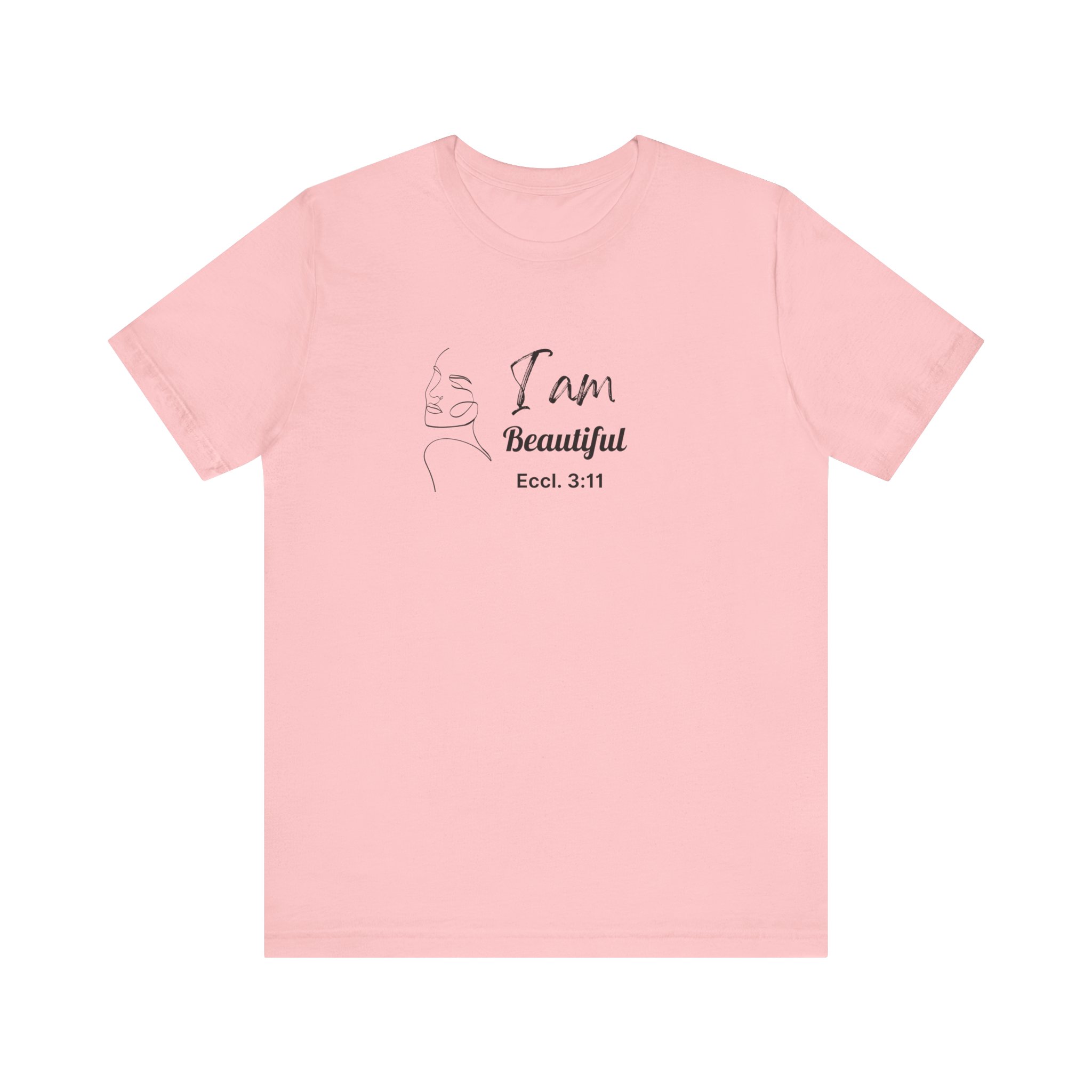 I Am Beautiful Unisex Jersey Short Sleeve Tee - Image 5