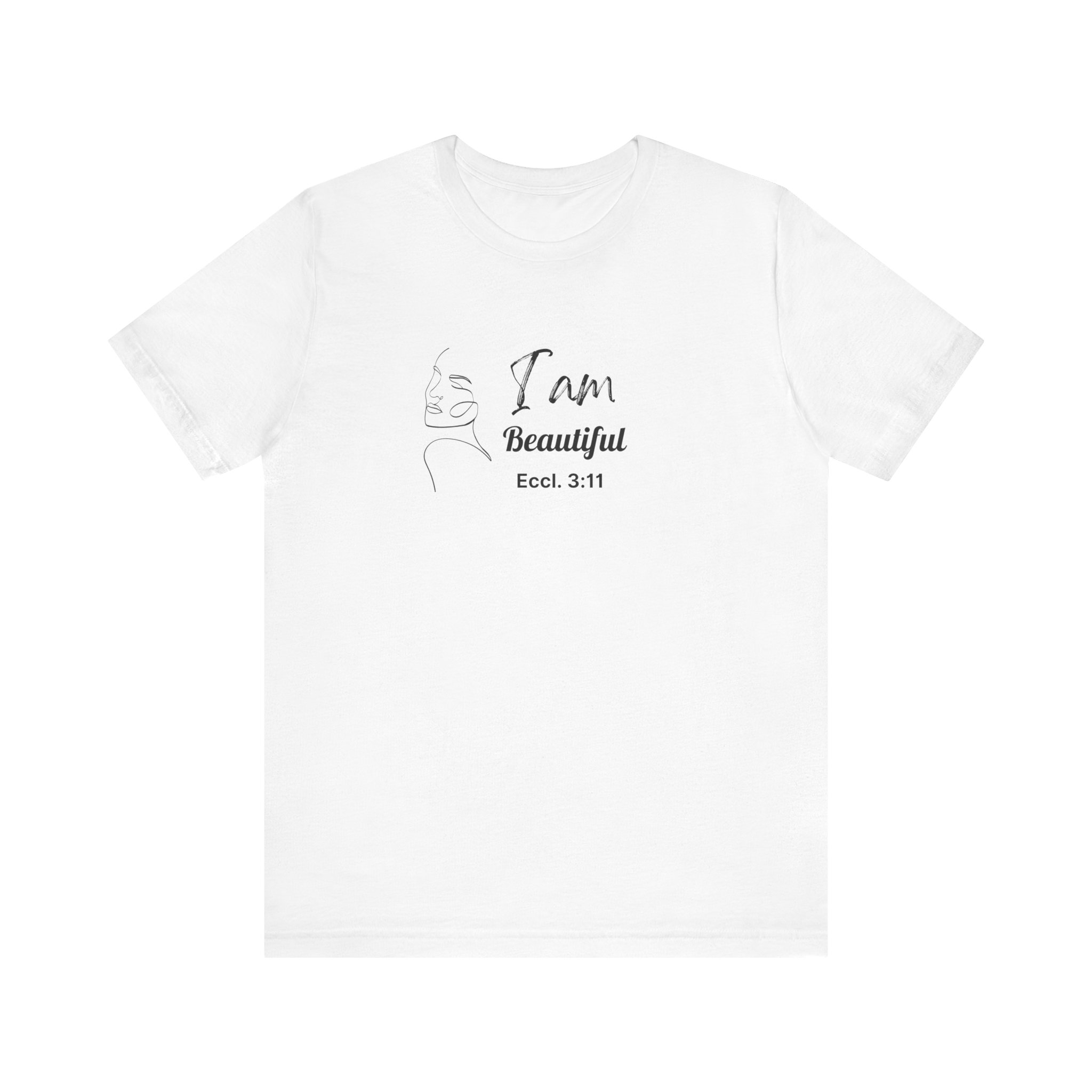 I Am Beautiful Unisex Jersey Short Sleeve Tee