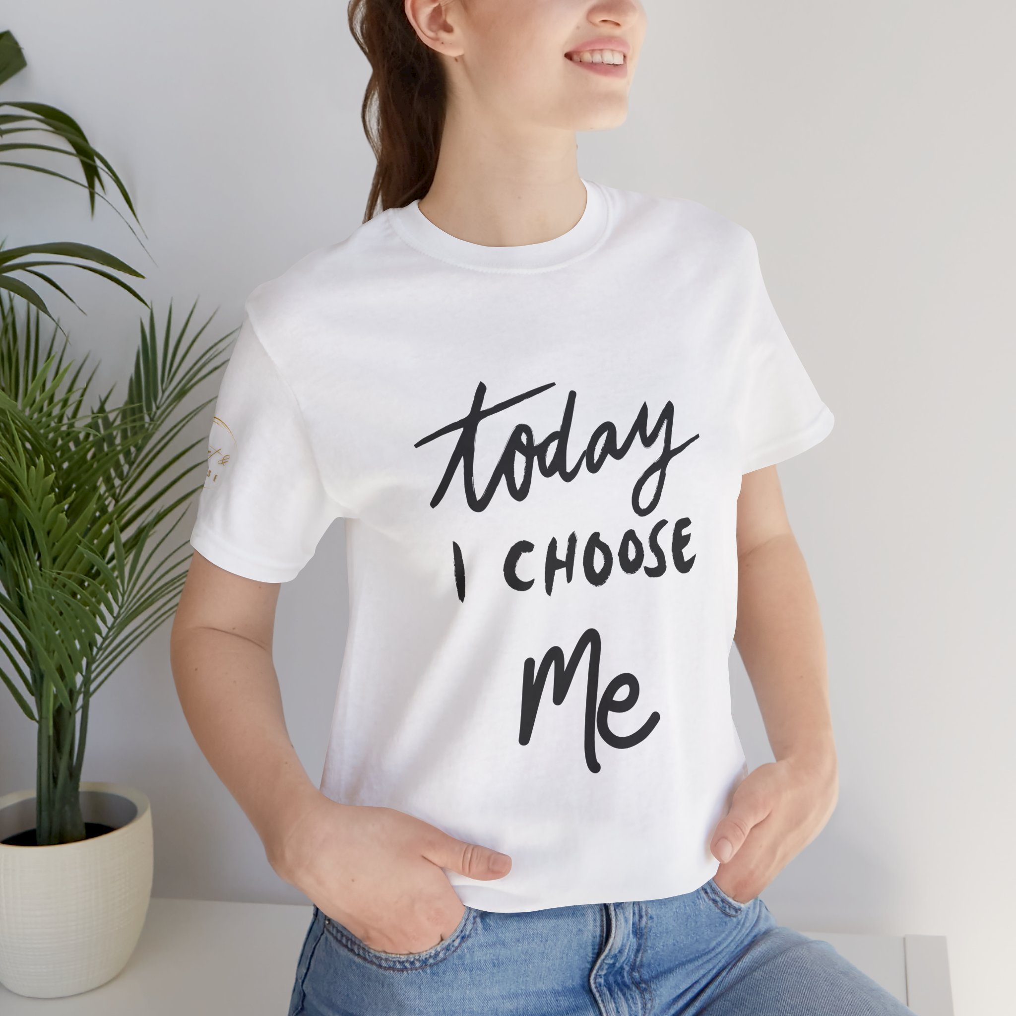 Today I Choose Me Empowering Inspirational Tee, Unisex T-Shirt, Positive Vibes Clothing - Image 5