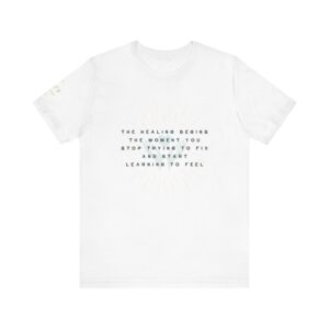 Healing Vibes Unisex Tee - Inspirational Shirt for Mental Health Awareness, Casual Wear, Gift for Friends, Self-Care Reminder, [...]