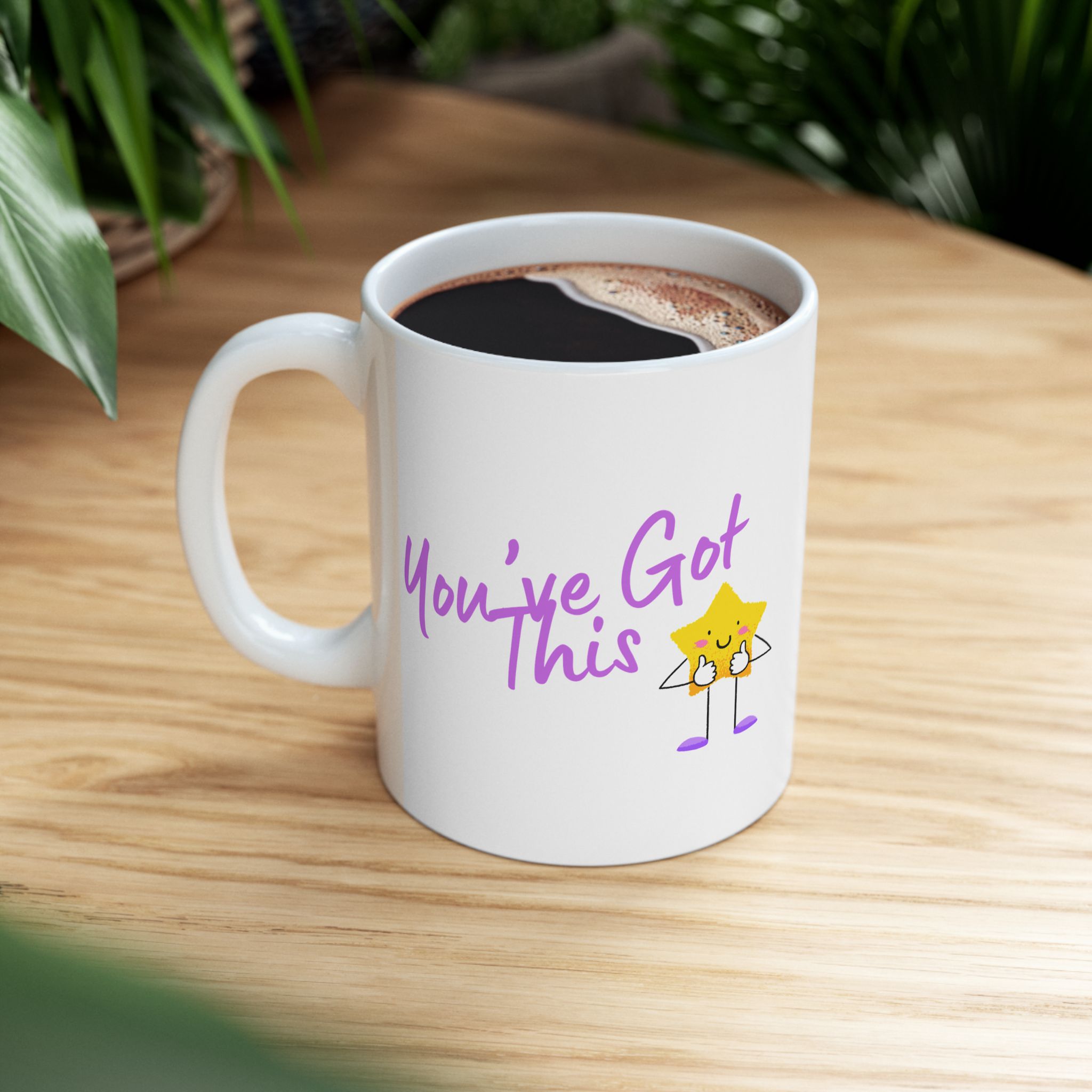 You Got This Ceramic Mug — Cute Motivational Star Coffee Cup (11oz & 15oz) - Image 2