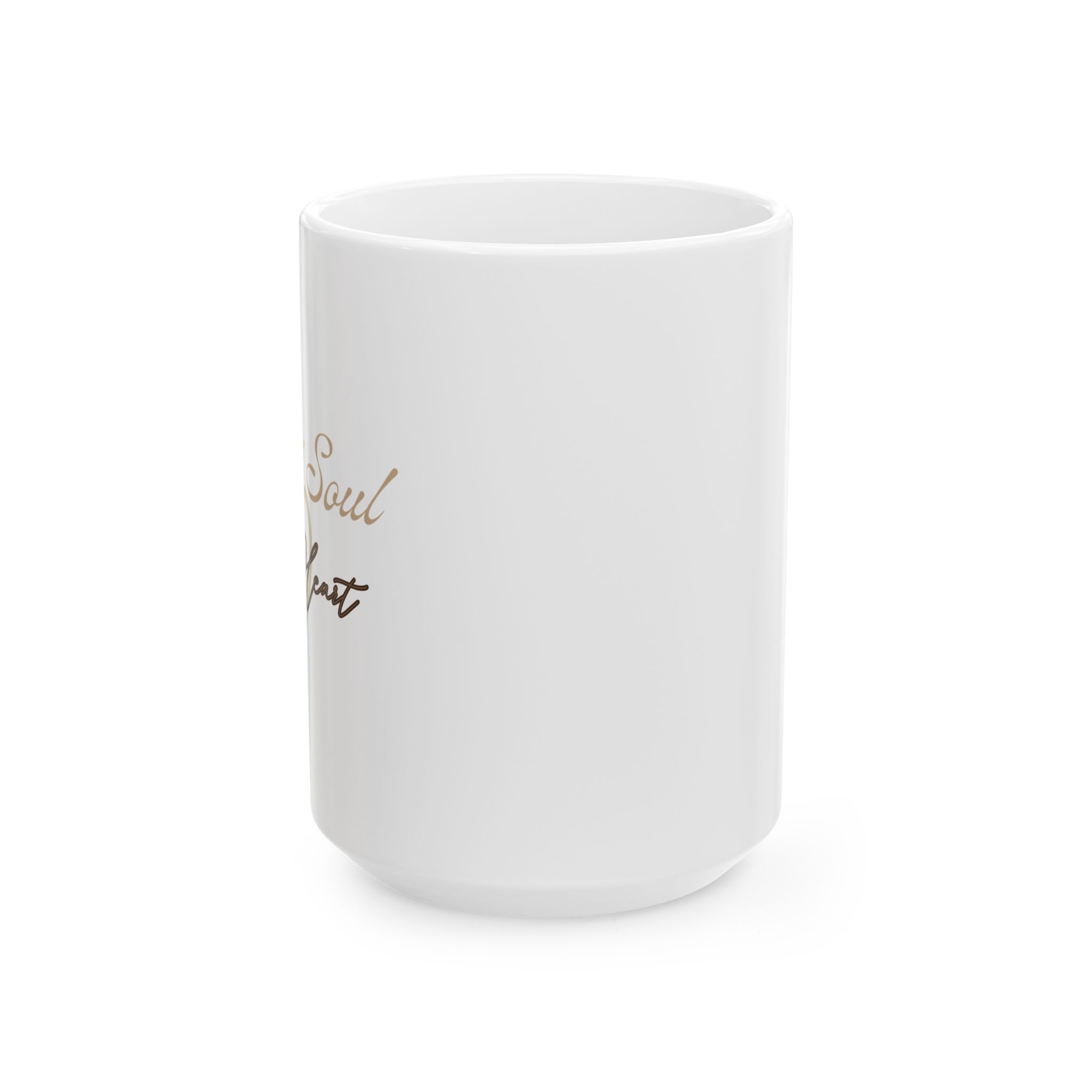 Sweet Soul Fierce Heart Inspirational Script Ceramic Mug — "Soul & Heart" Coffee Cup (11oz, 15oz) - Image 6