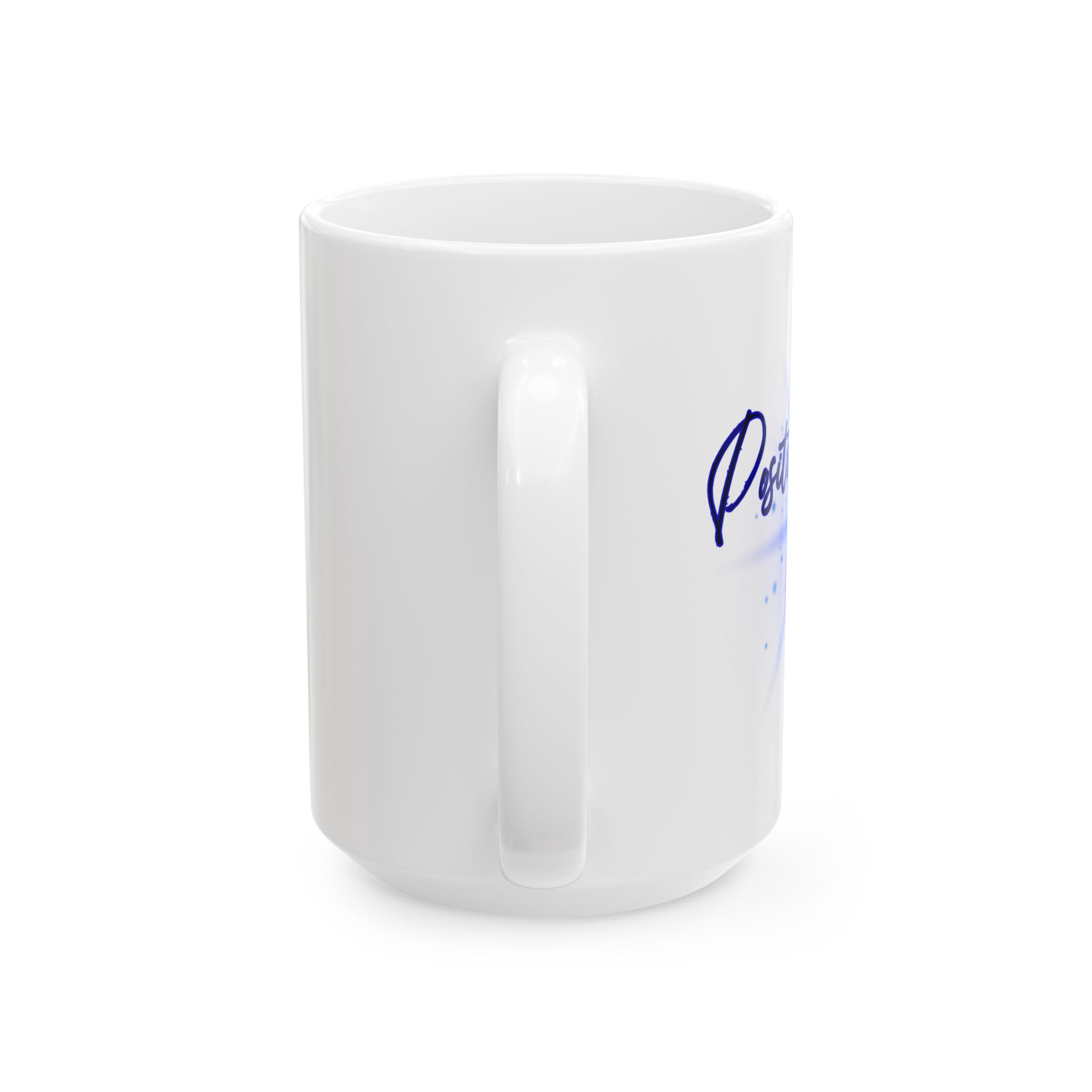 Positive Vibes Ceramic Mug — Blue Handwritten Design (11oz & 15oz) - Image 7